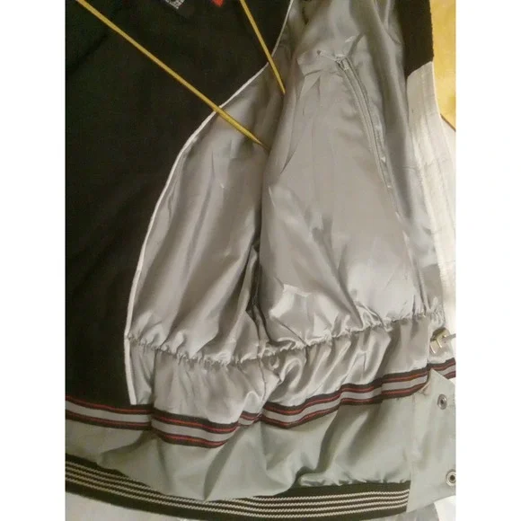 Marker Women White Colorblock Insulated Thermolite Ski Jacket‎ Size 6